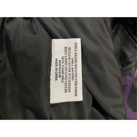 dcpl Vegan Leather Streetwear Jacket Black Men’s Size M - Picture 5 of 8